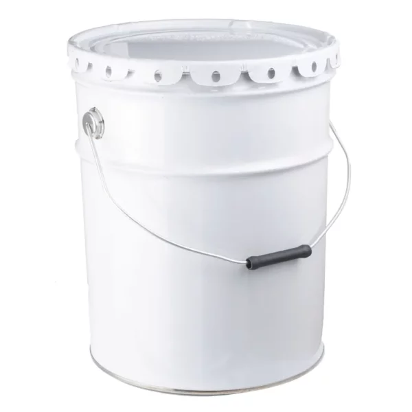 jual kaleng pail kosong warna putih baru 20kg