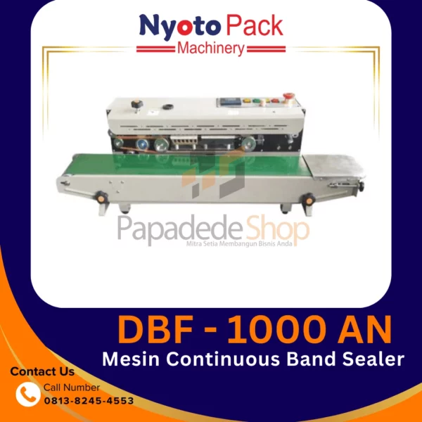 Jual Mesin band countinuous sealer dbf 1000an nitrogen jakarta