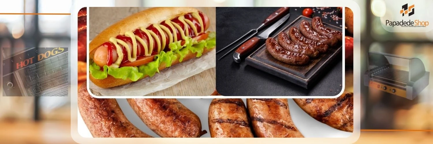 Mesin Hot Dog Roller Papadedeshop – Pemanggang Sosis Otomatis untuk Usaha Makanan Cepat Saji