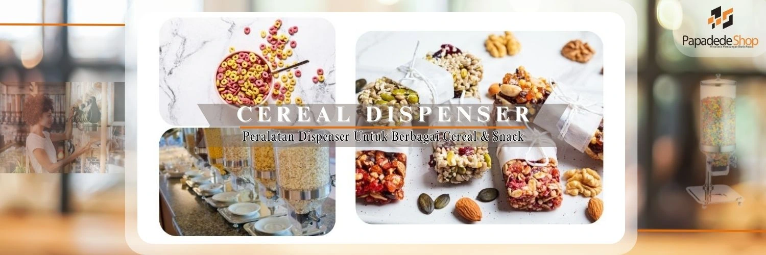 Jual Cereal Dispenser mix snack bergaransi di jakarta