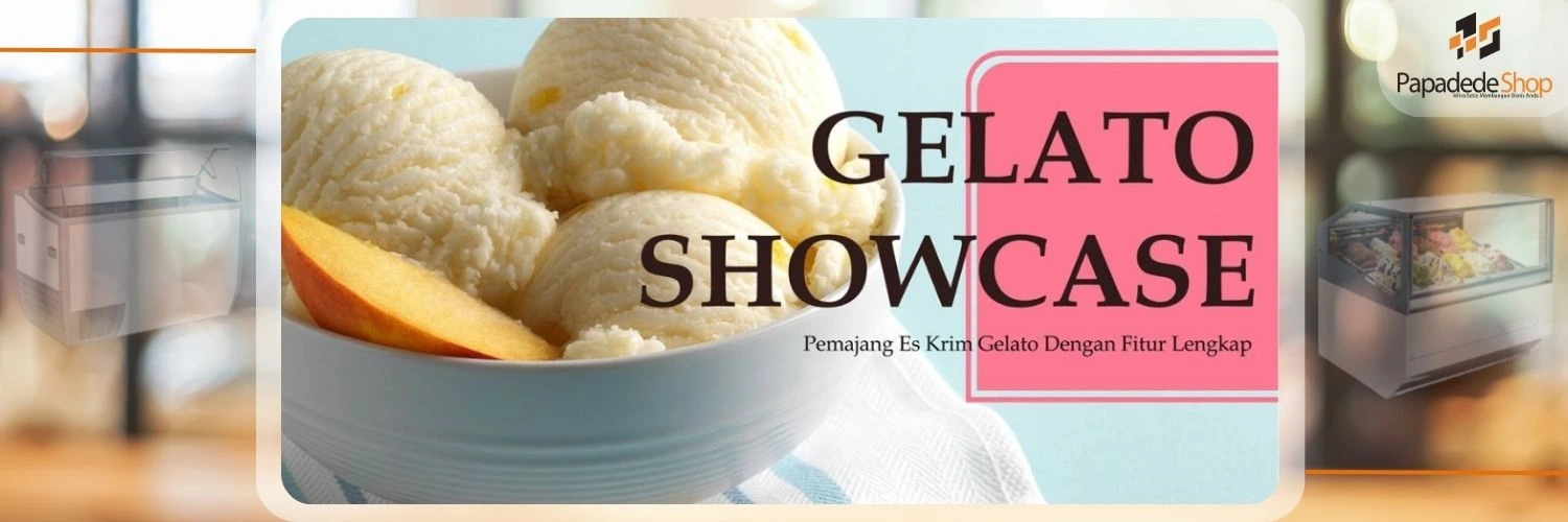 Jual Mesin pemajang gelato modern untuk bisnis desser di Jakarta
