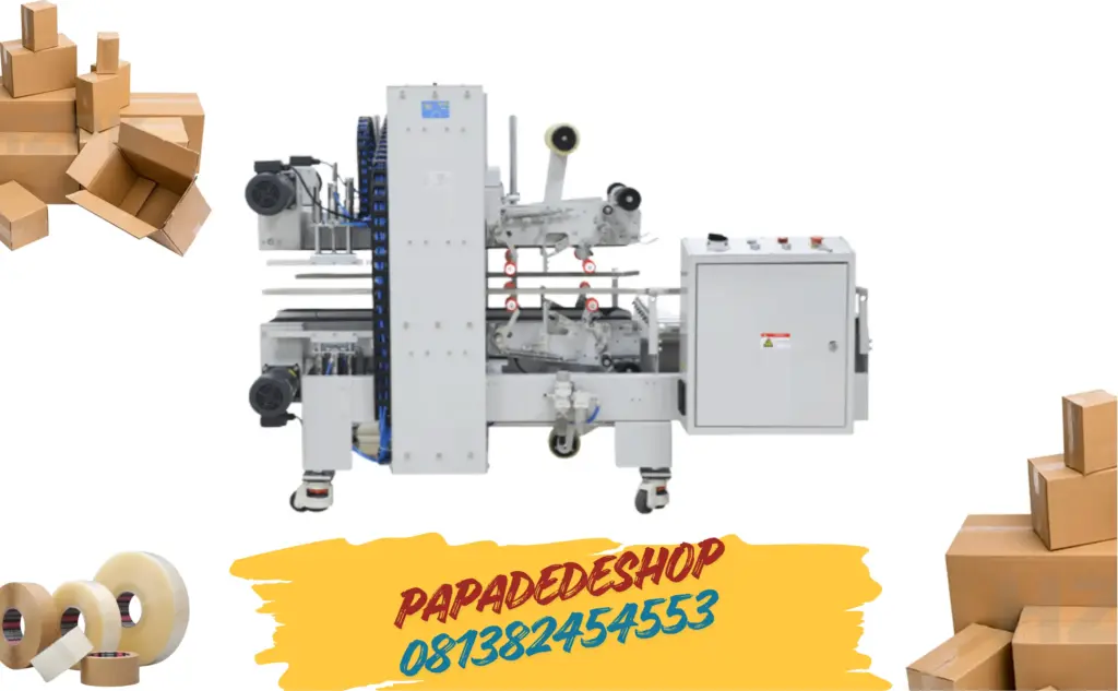 Jual-Mesin-Carton-Sealer-Lakban-Kardus-Pita-Penyegel-Kotak-Karton-Flap-Case-Packaging-Automatic-Carton-Sealer-Machine-JFX-5050B-JFX-6080B
