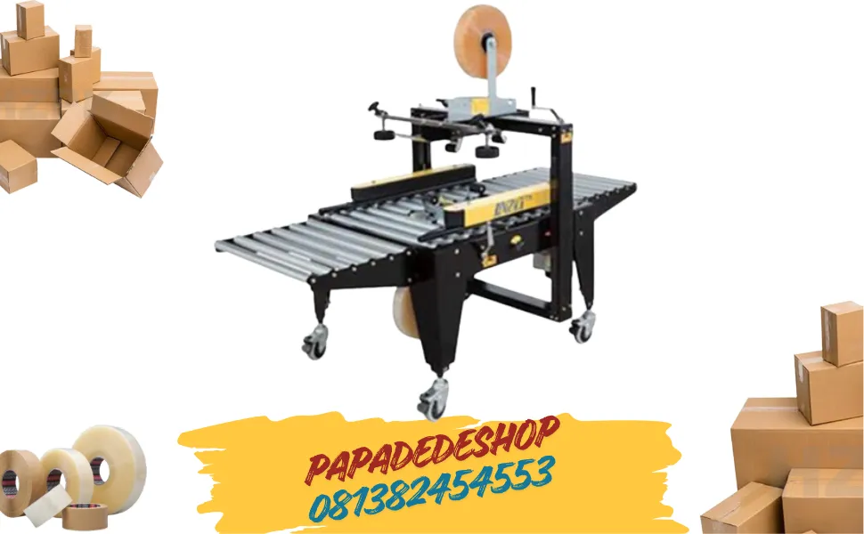 Jual Mesin Lakban Kardus Pita Penyegel Kotak Karton Sealer Karton Semi-Otomatis RPA-05