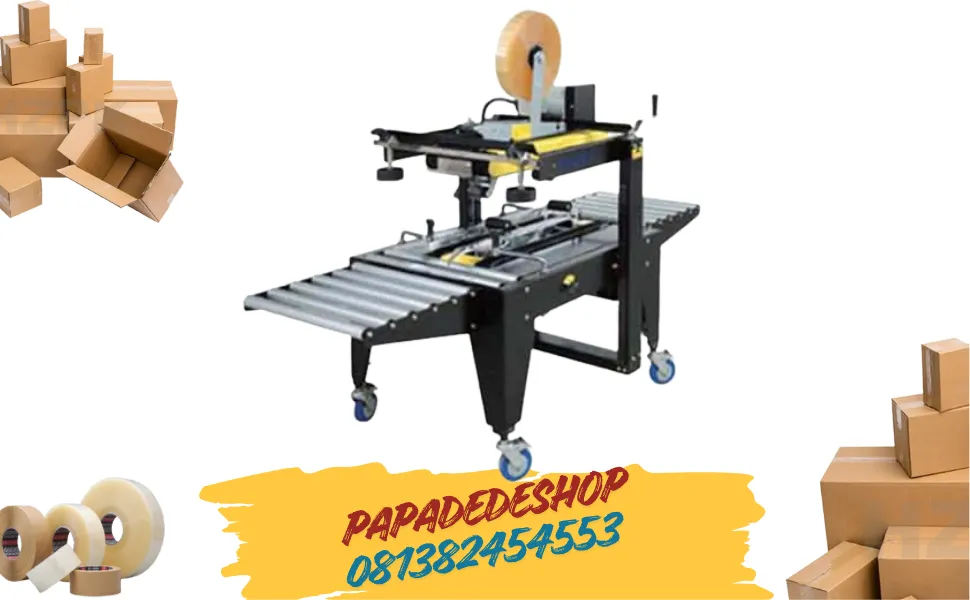 Jual Mesin Lakban Kardus Pita Penyegel Kotak Sealer Karton Penyegel Karton Semi-Otomatis RPC-05