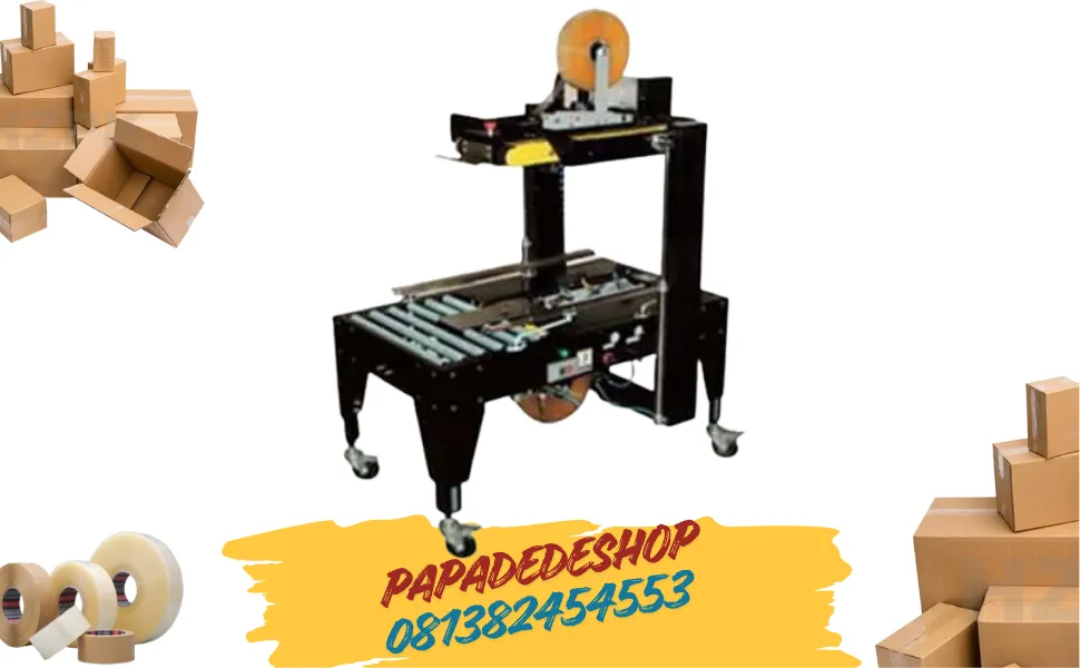 Jual Mesin Lakban Kardus Pita Penyegel Kotak Semi-Auto Carton Sealer RPF-05