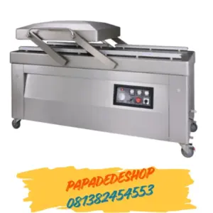 Jual Mesin Vacuum Sealer Pengemas Vakum Automatic Double Chambers Vacuum Gas Flushing Packaging Machine HVC-720S/2A-G