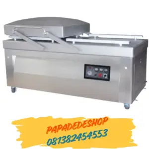 Jual Mesin Vacuum Sealer Pengemas Vakum Automatic Double Chambers Vacuum Gas Flushing Packaging Machine HVC-820S/2B-G