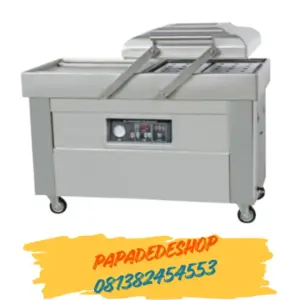 Jual Mesin Vacuum Sealer Pengemas Vakum Automatic Double Chambers Vacuum Packaging Machine DZQ-500/2SB