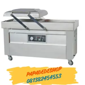 Jual Mesin Vacuum Sealer Pengemas Vakum Automatic Double Chambers Vacuum Packaging Machine DZQ-600/2SB