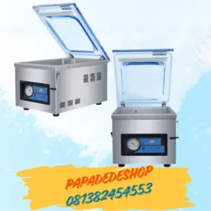 Jual Mesin Vacuum Sealer Pengemas Vakum Automatic Table Single Chamber Vacuum Sealer HVC-260T/1A