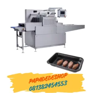 Jual Mesin Vacuum Sealer Pengemas Vakum Automatic Tray Vacuum Gas Flushing Machine HVT-550A/2