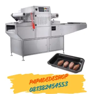 Jual Mesin Vacuum Sealer Pengemas Vakum Automatic Tray Vacuum Gas-flushing Packaging Machine HVT-650A3S