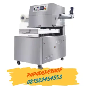 Jual Mesin Vacuum Sealer Pengemas Vakum Otomatis Rotary Tray Vacuum Sealer Skin Packaging Machine HVT-370R-4S / HVT-450R-4S