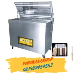 Jual Mesin Vacuum Sealer Pengemas otomatis beras kotak Single Chamber Vacuum Sealer Packaging Machine DZ-850/2E