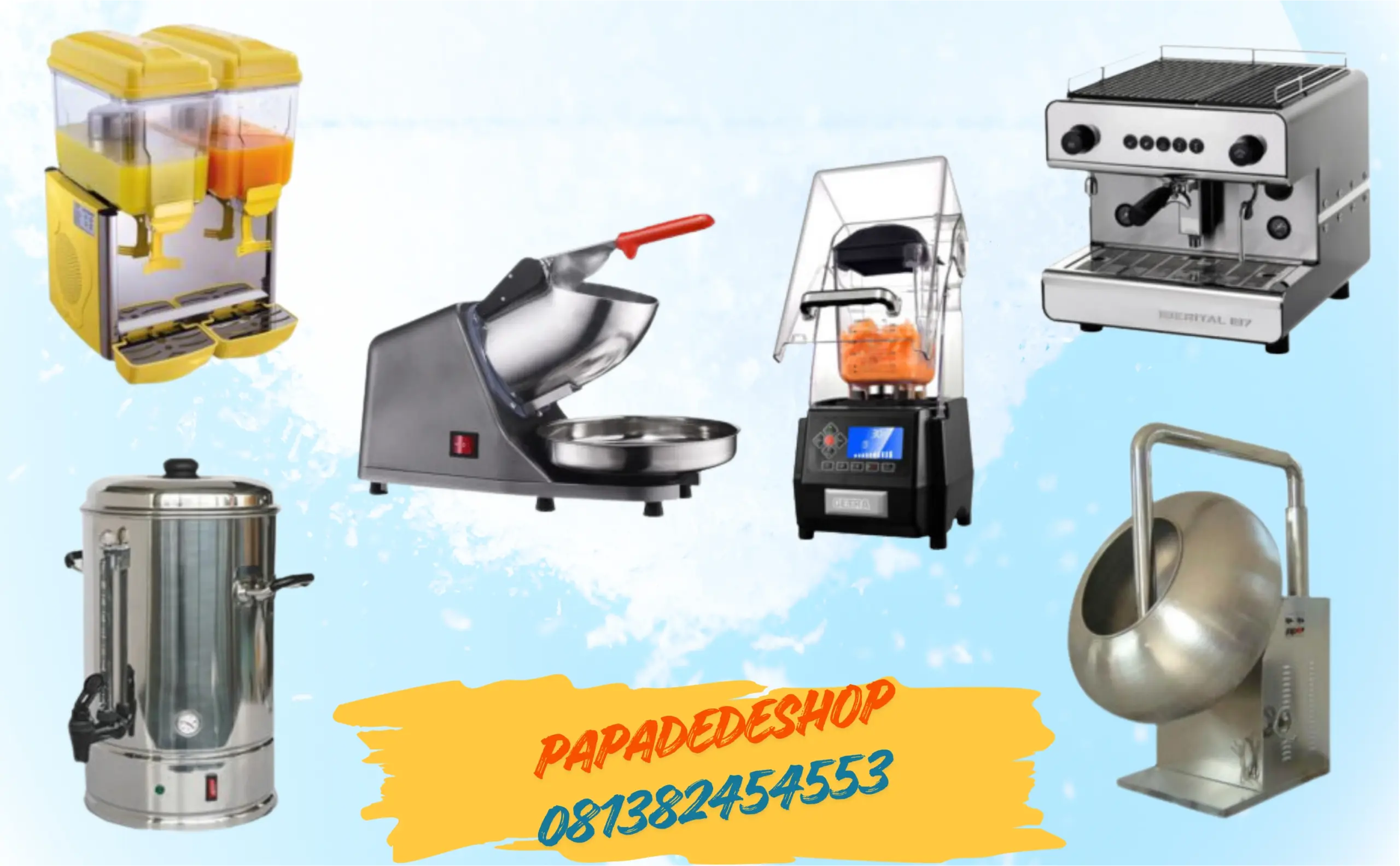 jual mesin minuman otomatis industri untuk jus dan kopi dari PAPADEDESHOP Indonesia di jakarta