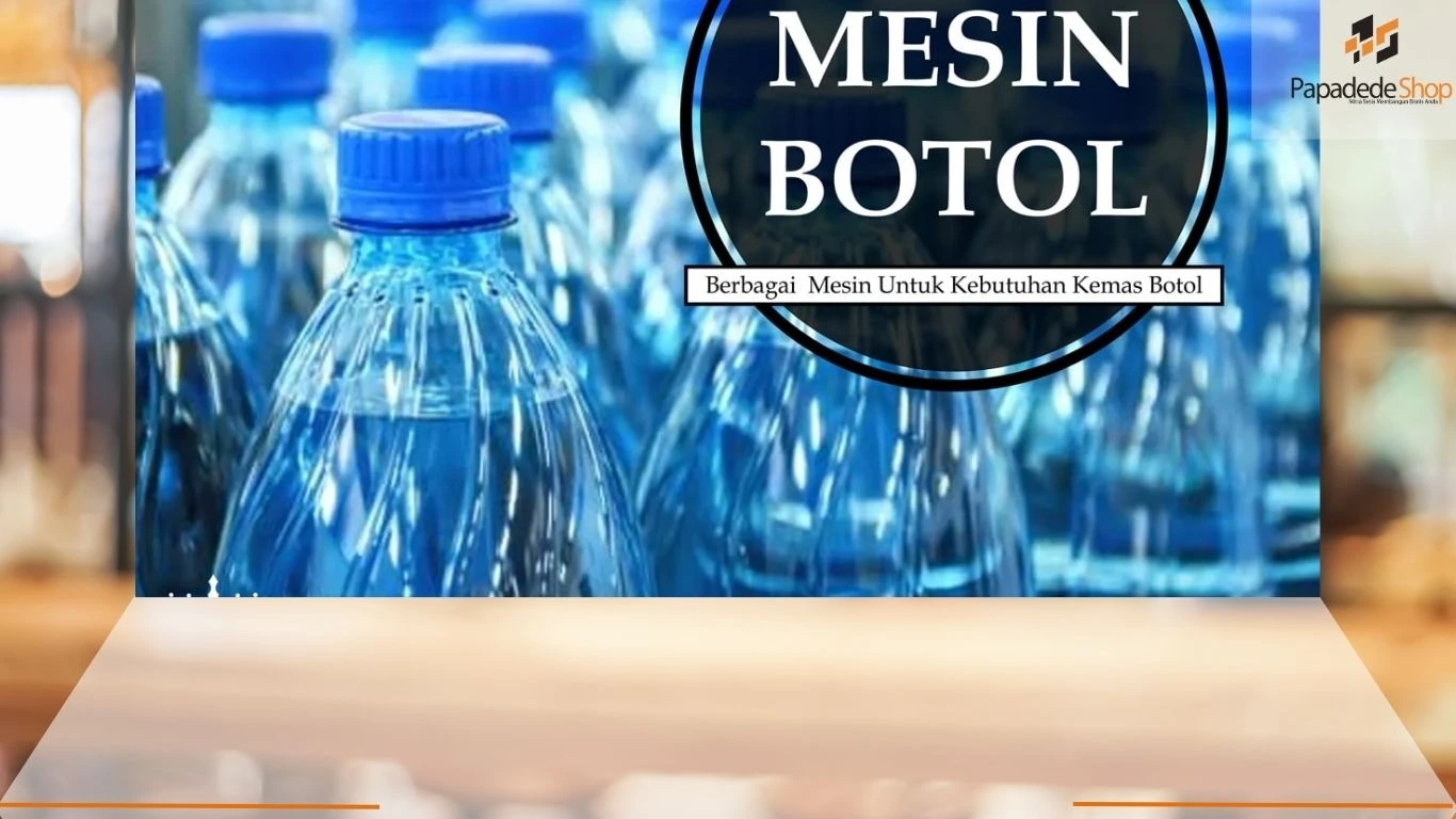 Mesin botol otomatis stainless steel Papadedeshop Indonesia di Jakarta