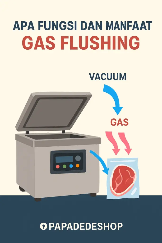 Apa Fungsi dan Manfaat Gas Flushing pada Mesin Vacuum Sealer Makanan