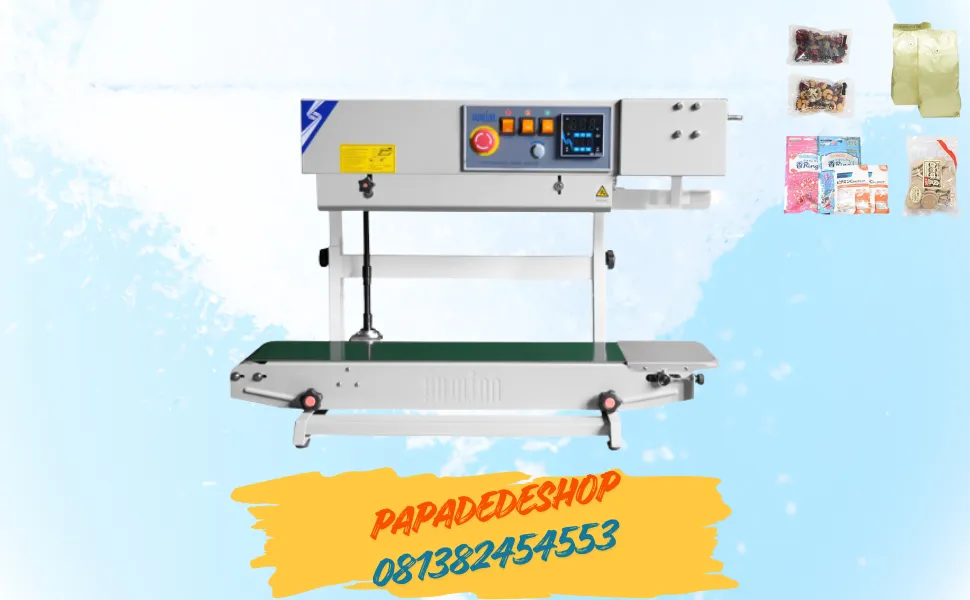 Jual Automatic Vertical Continuous Band Sealer FRB-770II with External Gas Flushing Device CQ-185 hualian