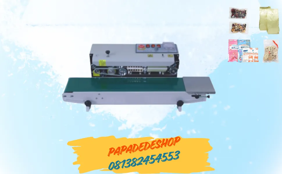 Jual Band Sealer Automatic Continuous Band Bag Sealing Machine FR-770 hualian