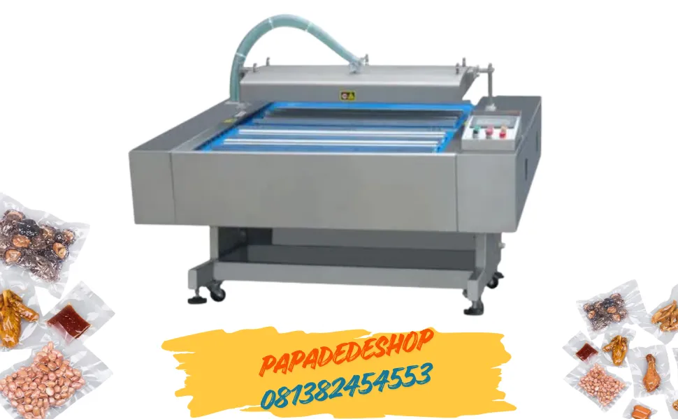 Jual Mesin Vacuum Sealer Pengemas otomatis Automatic Continuous Vacuum Sealer Packaging Machine HVB-1020F/2