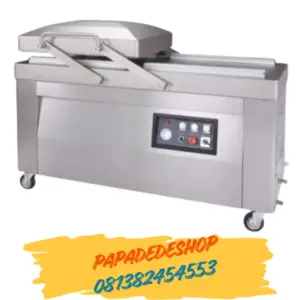 Jual Mesin Vacuum Sealer Pengemas otomatis Automatic Double Chamber Vacuum Sealing Packing Machine for Plastic Bag HVC-610S/2B