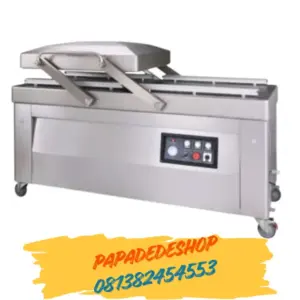Jual Mesin Vacuum Sealer Pengemas otomatis Double Chamber Plastic Vacuum Sealer Packing Machine with Gas HVC-720/2SB