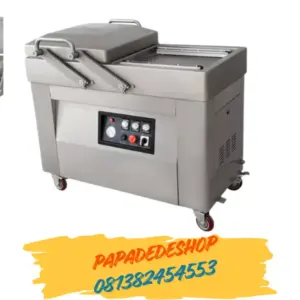 Jual Mesin Vacuum Sealer Pengemas otomatis Double Chambers Vacuum Sealer Packaging Machine HVC-410S/2A