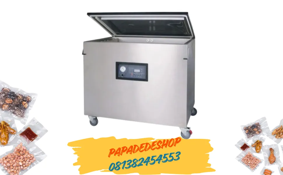 Jual Mesin Vacuum Sealer Pengemas otomatis Heavy Duty Food Single Chamber Vacuum Sealer Machine DZ-900/2L