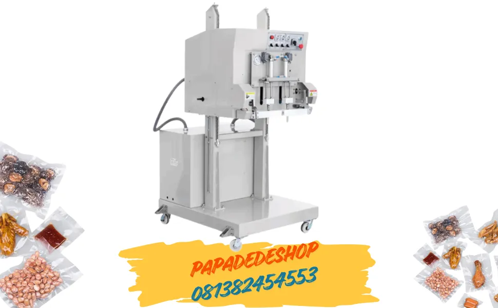 Jual Mesin Vacuum Sealer Pengemas otomatis Vacuum Vertical Gas Flush Packaging Machine DZQ-600LD