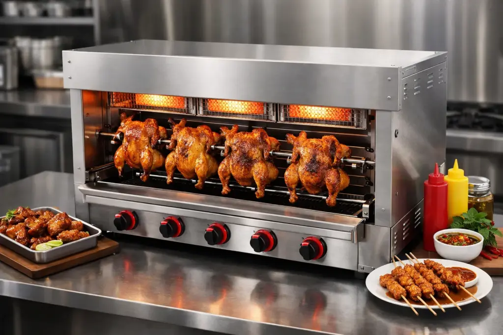 alat bakar ayam tanpa arang.