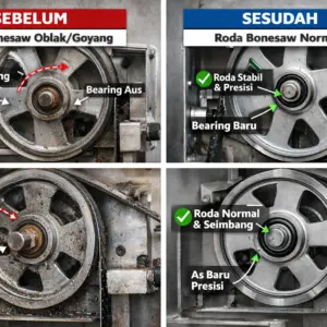 Roda Bonesaw Goyang? Ini Penyebab Overbose Roda Atas dan Bawah serta Cara Mengatasinya