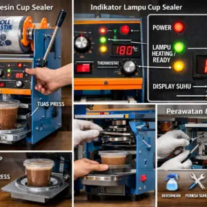 Panduan Lengkap Penggunaan Mesin Cup Sealer: Fungsi, Cara Pakai, dan Arti Indikator Lampu