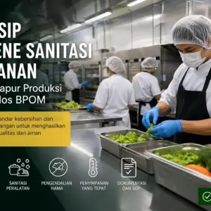 Prinsip Higiene Sanitasi Makanan untuk Dapur Produksi agar Lolos BPOM