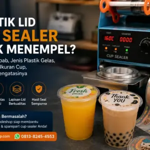7 Penyebab Plastik Lid Cup Sealer Tidak Menempel pada Gelas Plastik dan Cara Mengatasinya