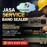 jasa perbaikan service repair mesin band sea;er di jakarta